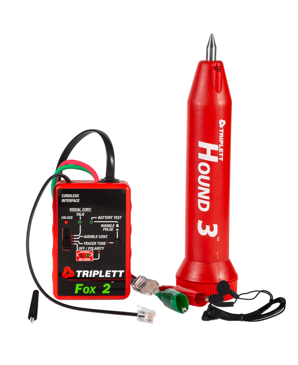 Fox & Hound™ Premium Tone & Inductive Amplifier Probe Kit: Overload Protection Up to 120VAC - (3399)
