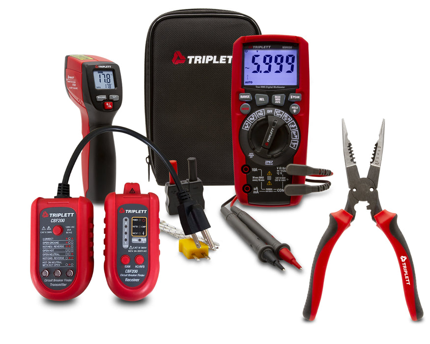 Triplett Electrical Essentials 4-Piece Tool Kit (EL4-KIT)