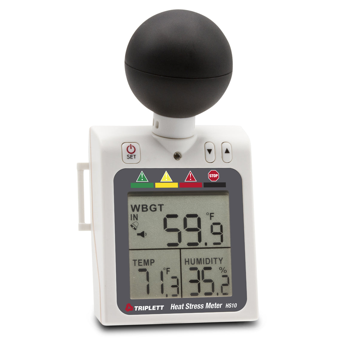 Heat Stress WBGT (Wet Bulb Globe Temperature) Meter - (HS10) — Triplett ...