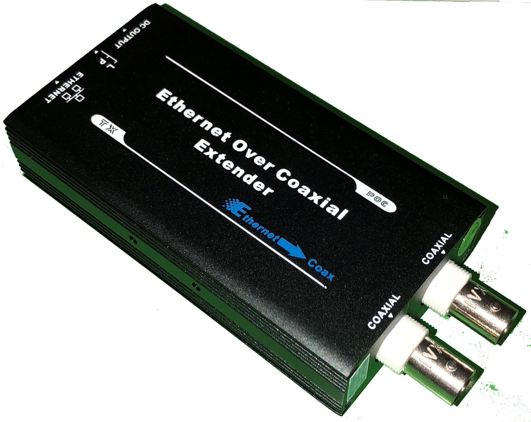 1CH Power Over Coax Transceiver — DC24V-36V Input, 12V 12W Output For HD Security Camera