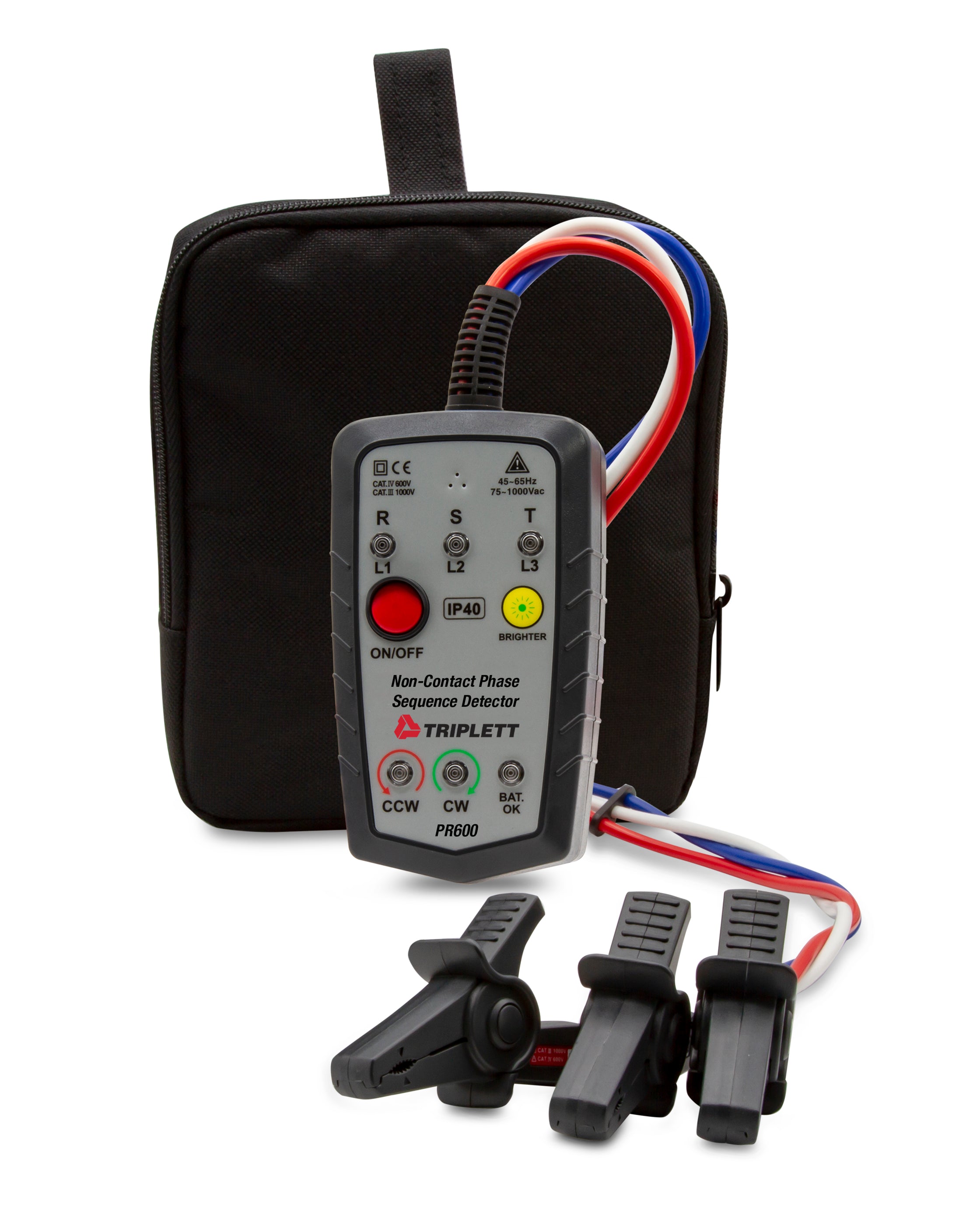 Non-Contact Phase Rotation Tester - (PR600) — Triplett Test Equipment ...