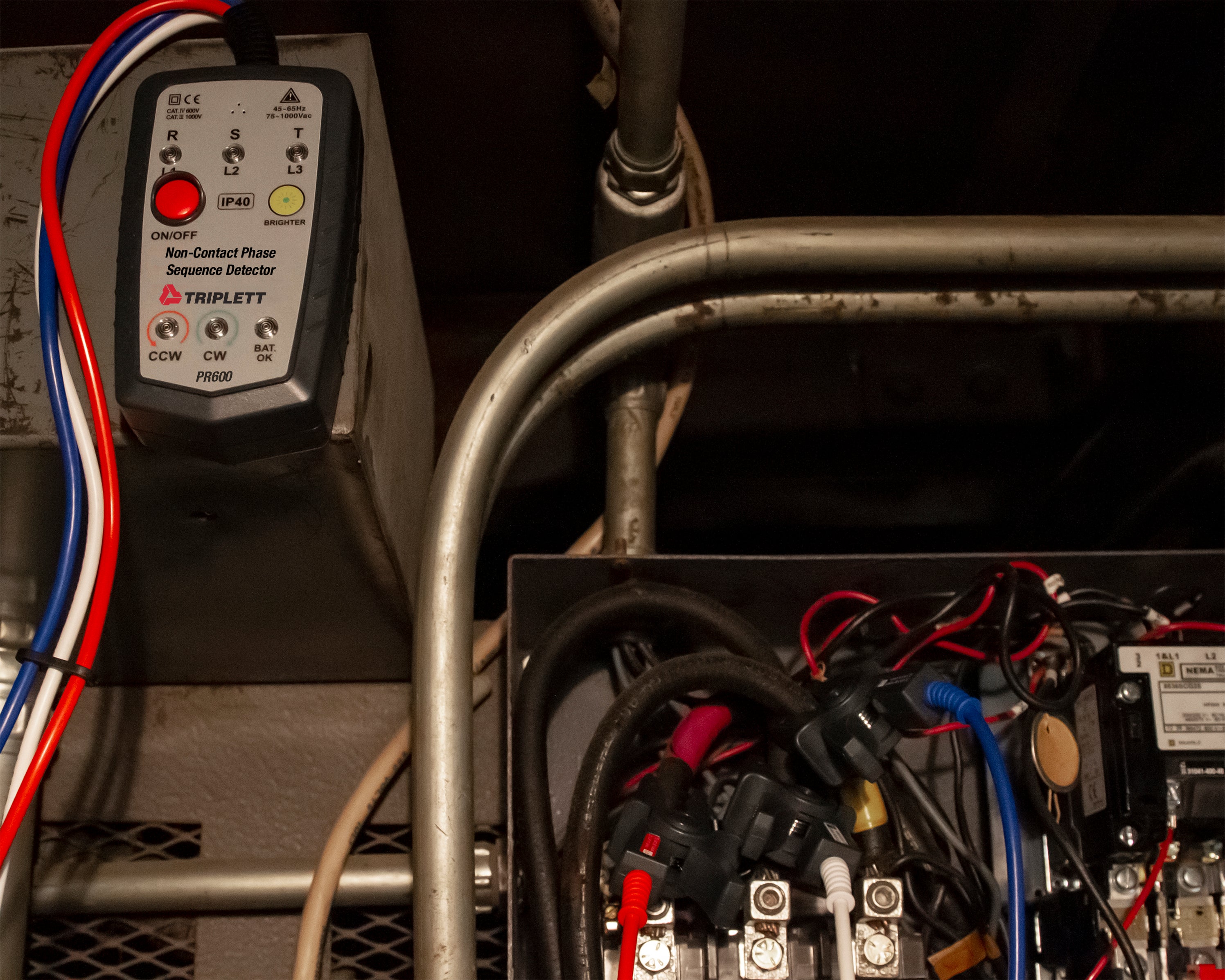 Non-Contact Phase Rotation Tester - (PR600) — Triplett Test Equipment ...
