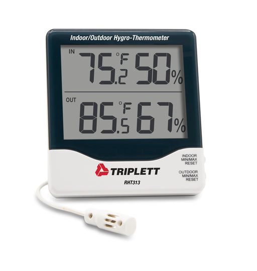 Triplett Indoor/Outdoor Hygro-Thermometer RHT313