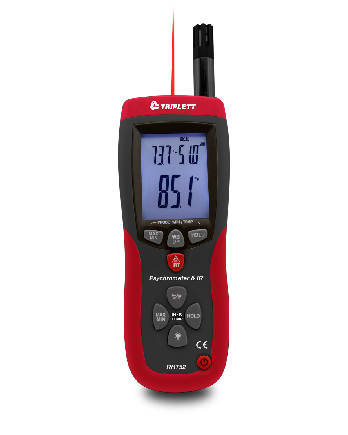 Psychrometer and Infrared Thermometer RHT52 — Triplett Test