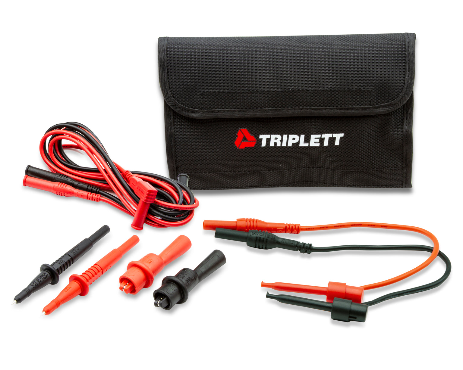 Test Lead Rcl Multimeter Test Leads Kit | Electrical Test Probes & Clips — Triplett ...