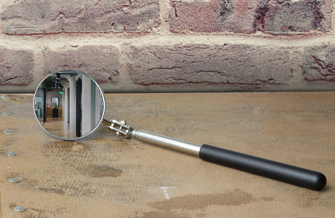 thumbnail image 2 of Telescopic LED Inspection Mirror With Magnifier - Mechanics Tool 2 of 14